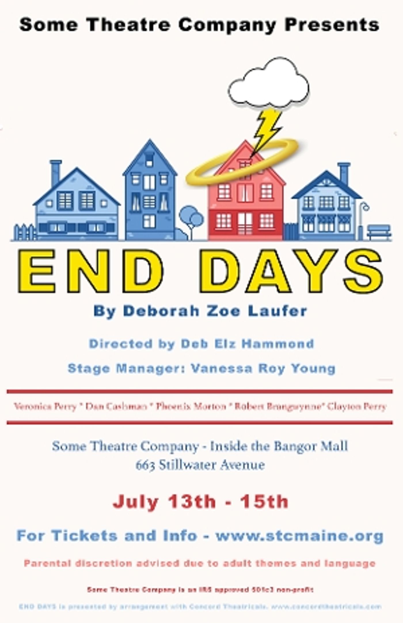 Preview: END DAYS at Some Theatre Company  Image