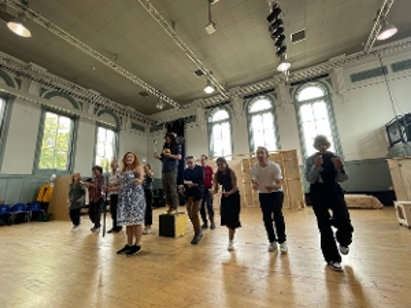 Inside Rehearsals for THE CROWN JEWELS at the Garrick Theatre  Image