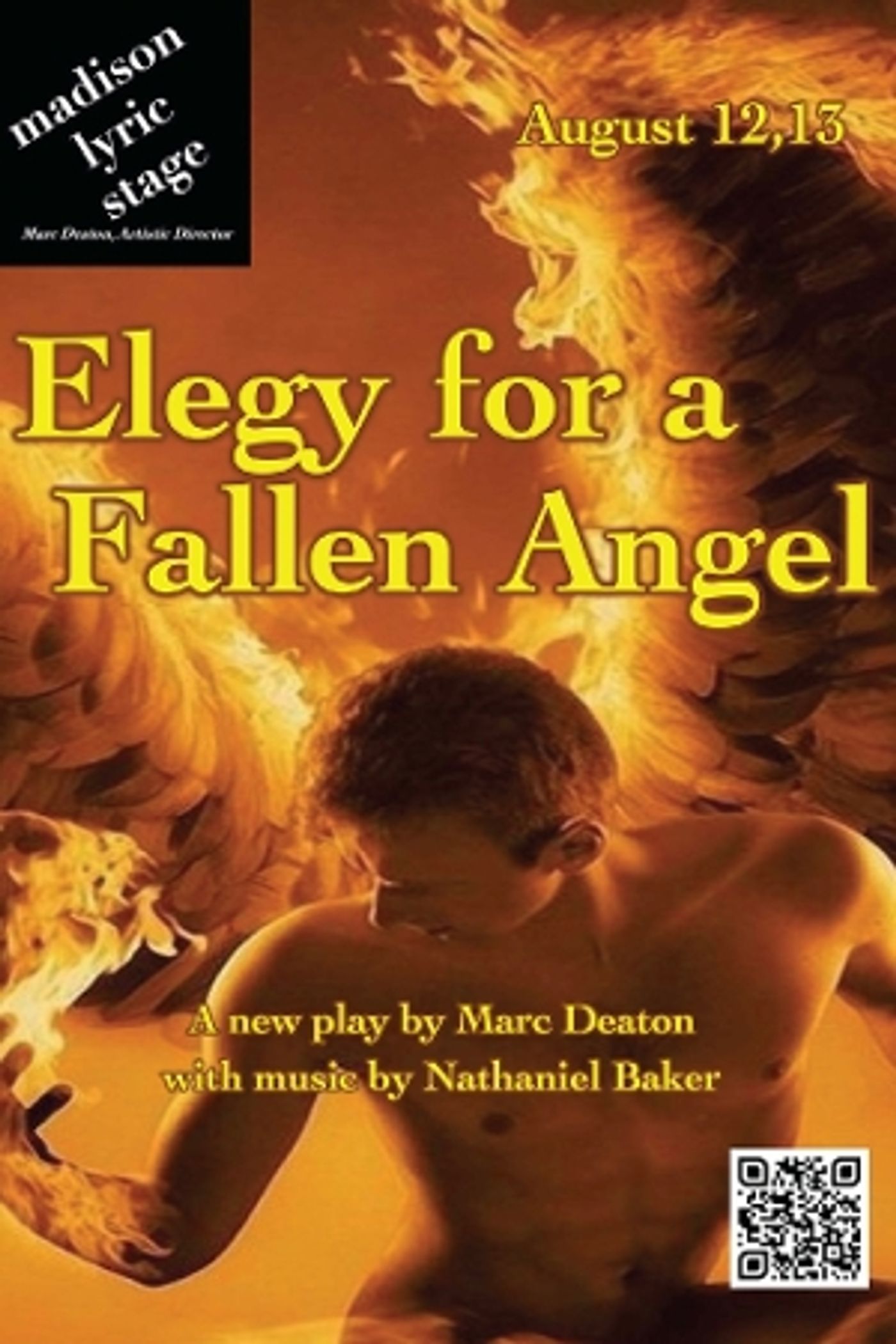Interview: Connecticut playwright Marc Deaton of ELEGY FOR A FALLEN ANGEL  Image