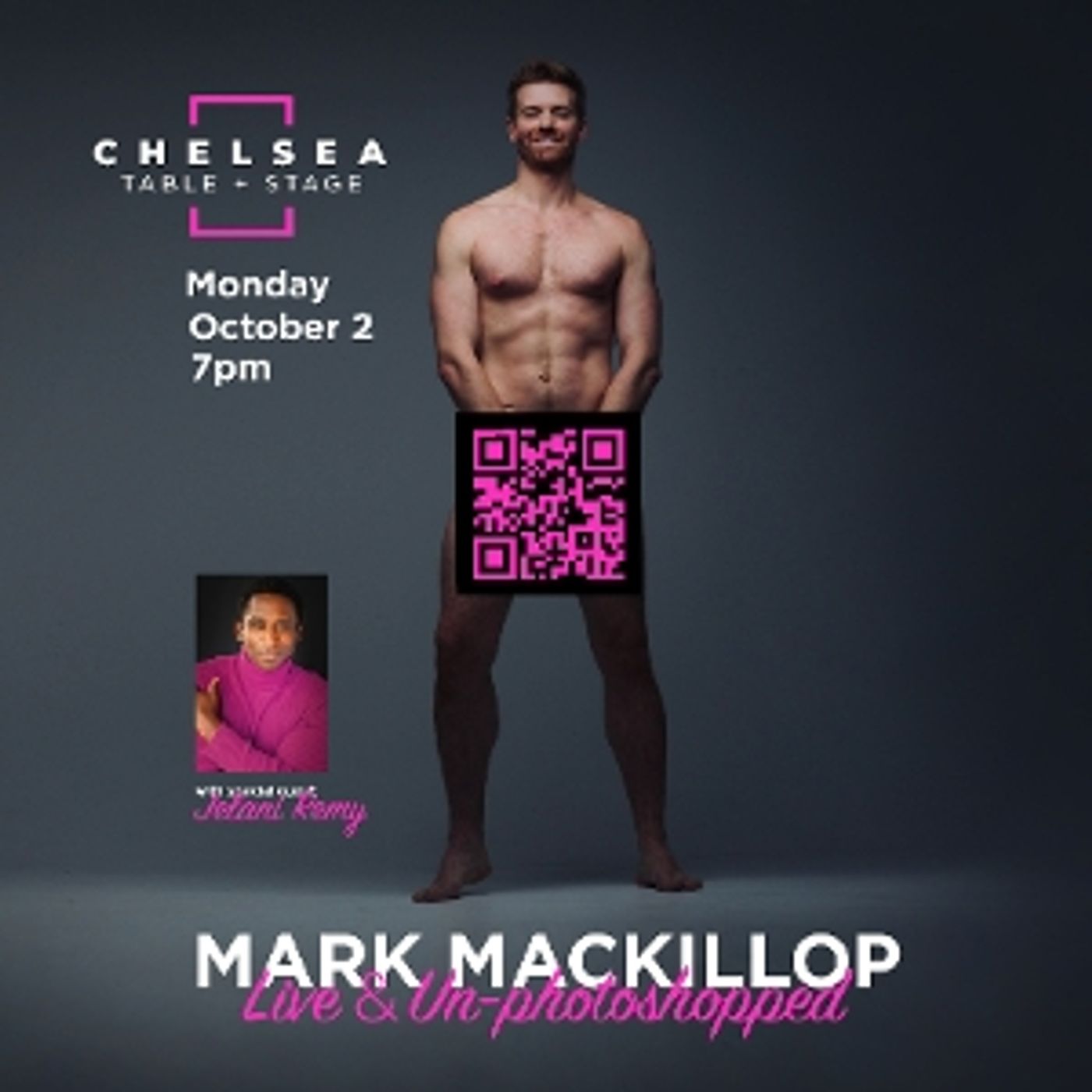 Mark MacKillop Will Play Chelsea Table + Stage With LIVE AND UN-PHOTOSHOPPED On October 2nd  Image