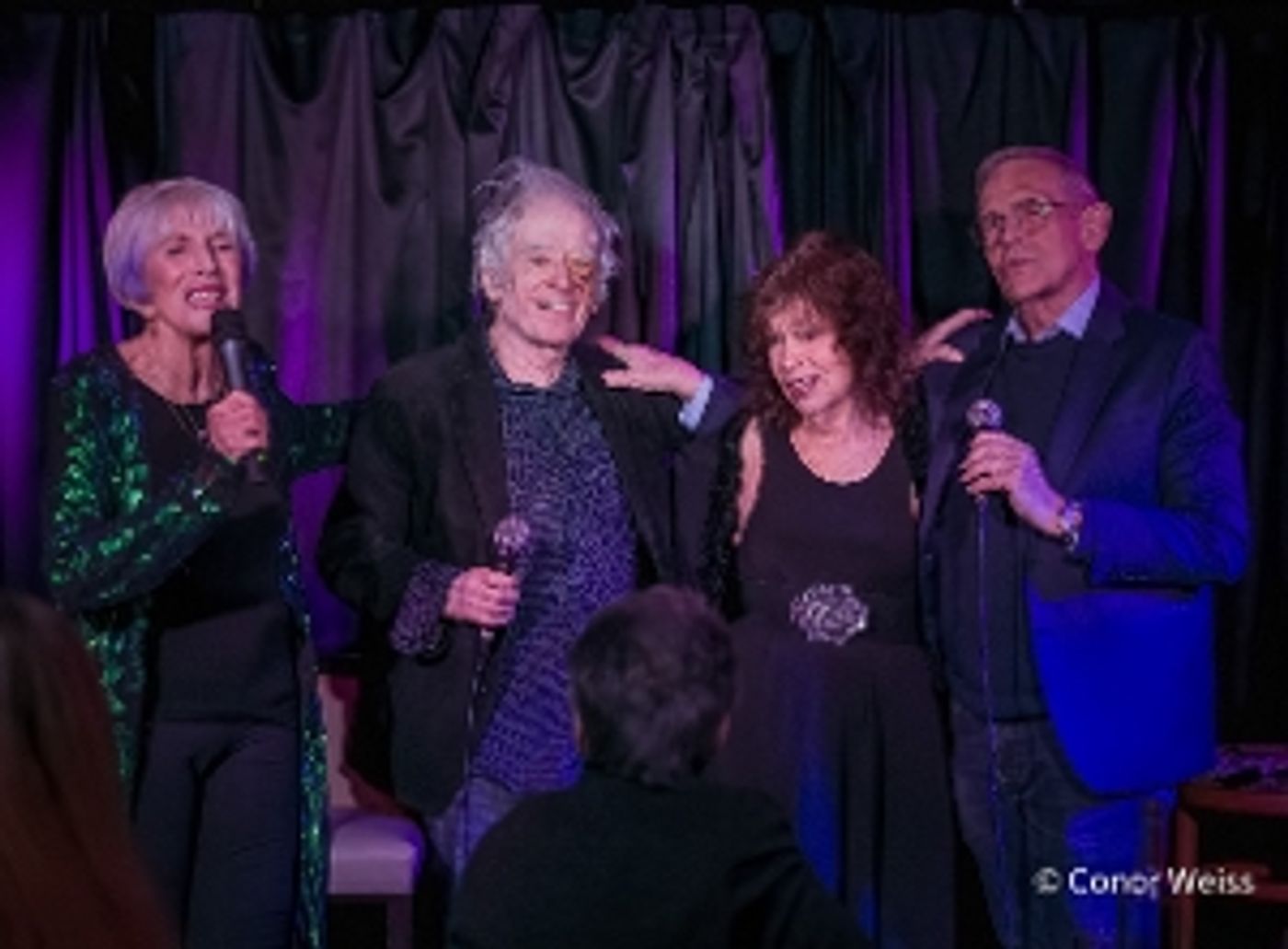 Photos: Barbara Bleier & Austin Pendleton Are OLD FRIENDS! With Gretchen Cryer & Richard Maltby Jr. at Pangea  Image