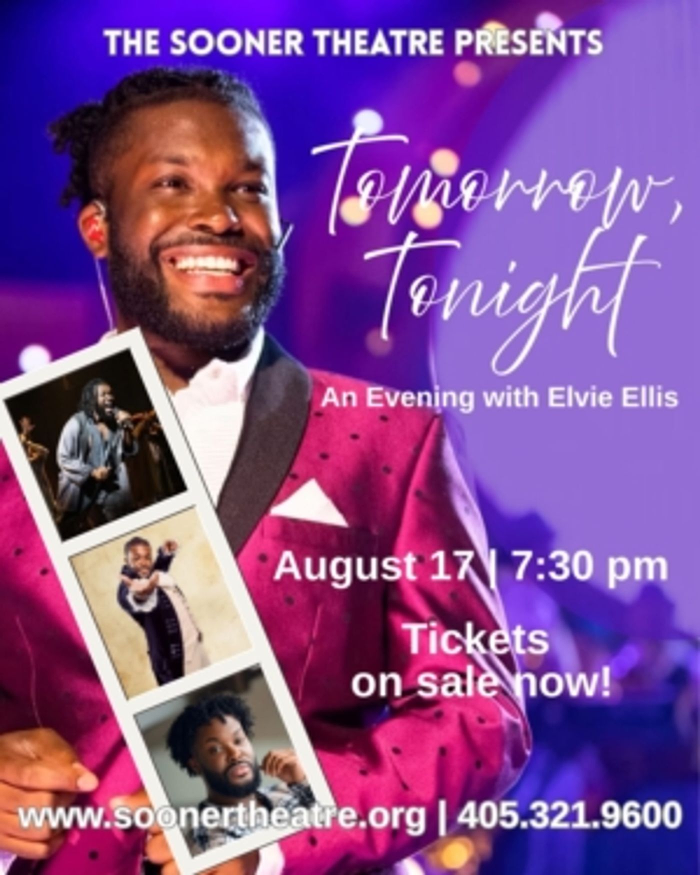 Feature: TOMORROW, TONIGHT AN EVENING WITH ELVIE ELLIS at The Sooner Theatre Image