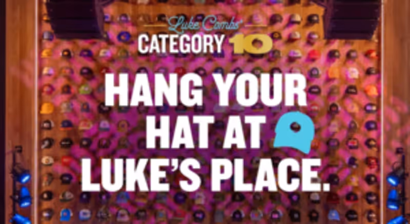 Feature: luke Combs’ Category 10 Invites Fans to Leave Their Mark on Las Vegas Image