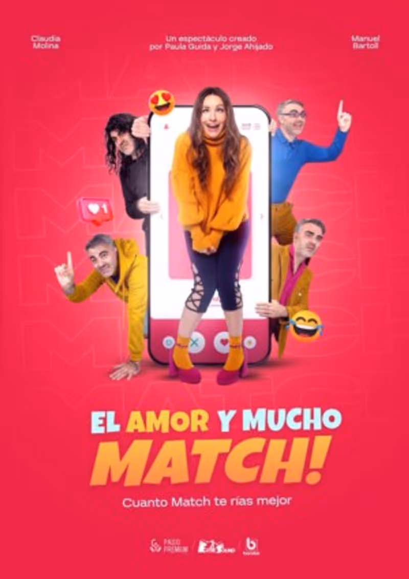 Claudia Molina vuelve al Teatro Arlequín con EL AMOR Y MUCHO MATCH! Image
