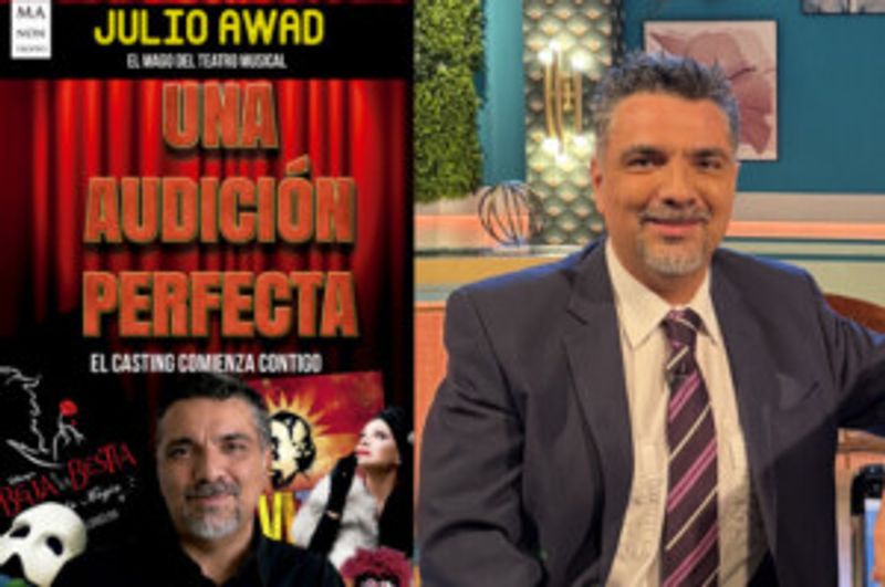 Julio Awad publica UNA AUDICIÓN PERFECTA, la guía para actores y cantantes de teatro musical Image