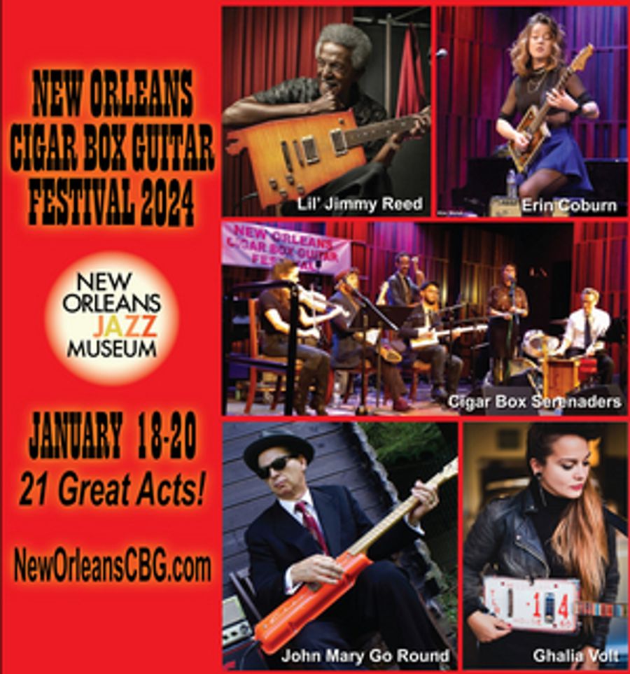 8th Annual New Orleans Cigar Box Guitar Festival Returns To New Orleans Jazz Museum Image