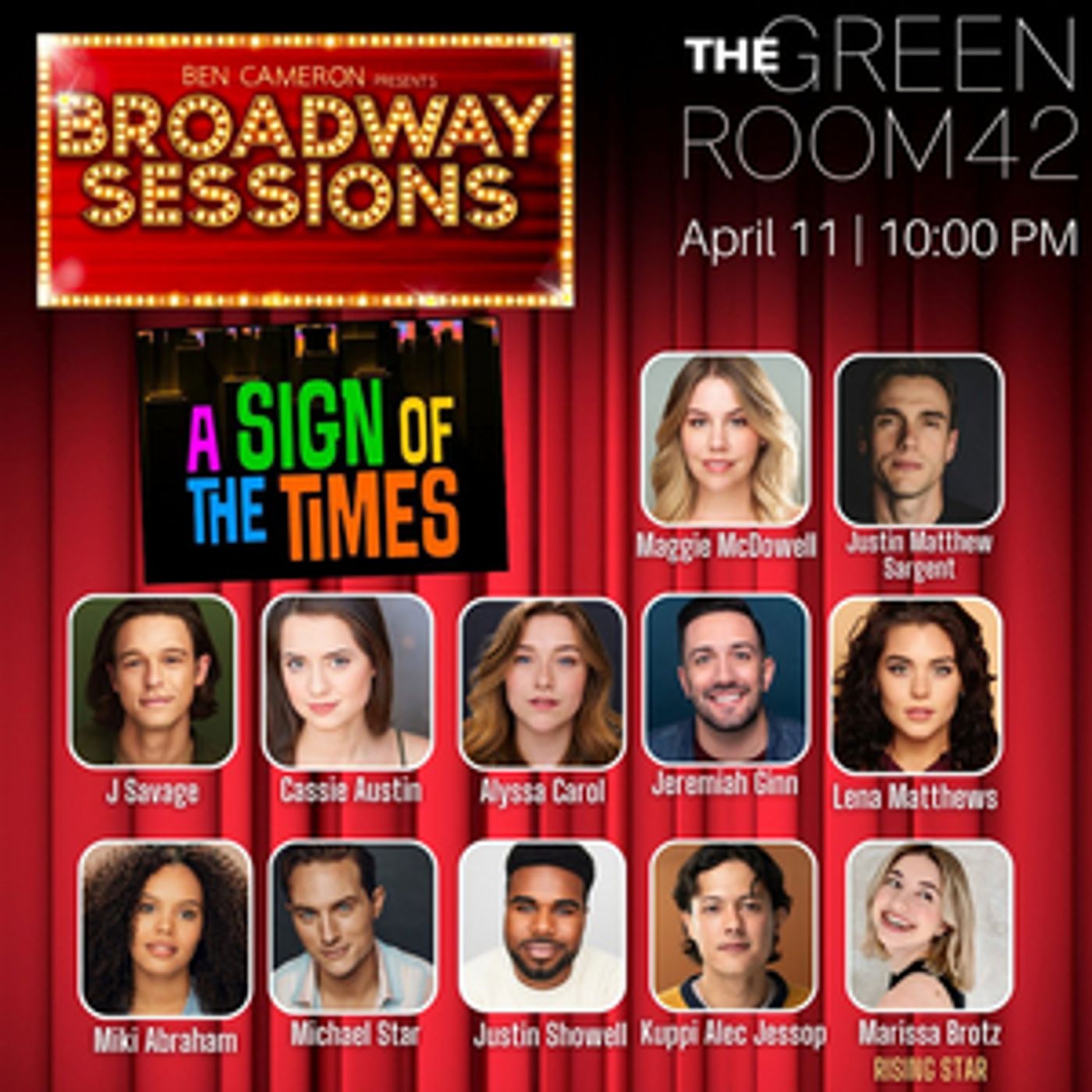 A SIGN OF THE TIMES Cast Comes to Broadway Sessions This Week  Image