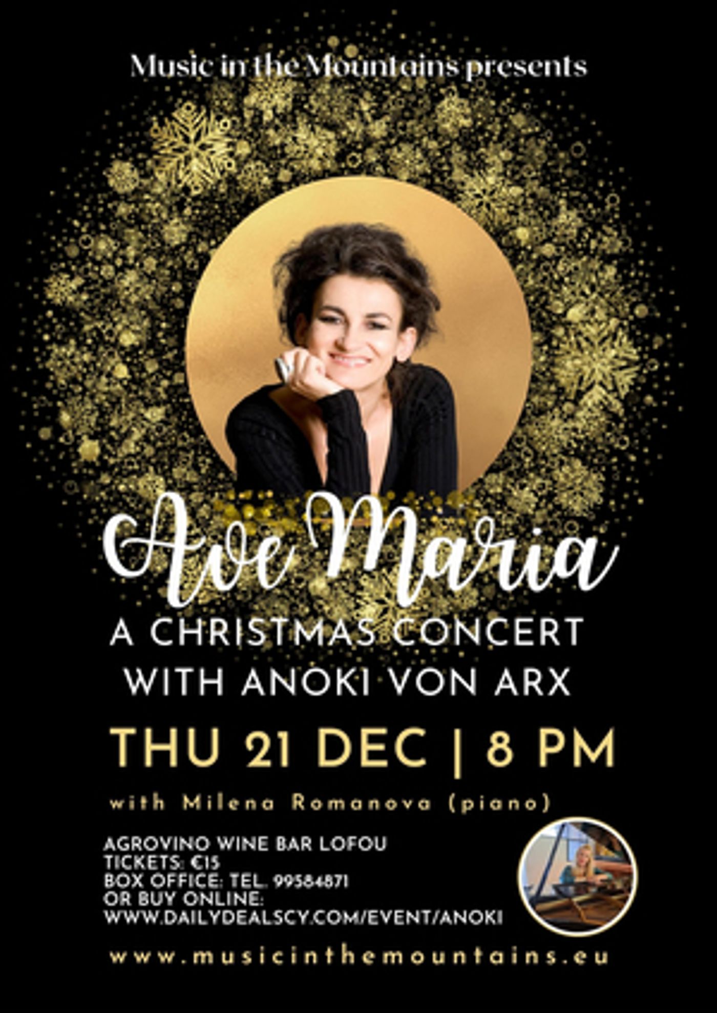 AVE MARIA: A CHRISTMAS CONCERT Comes to Agrovino Wine Bar Lofou  Image