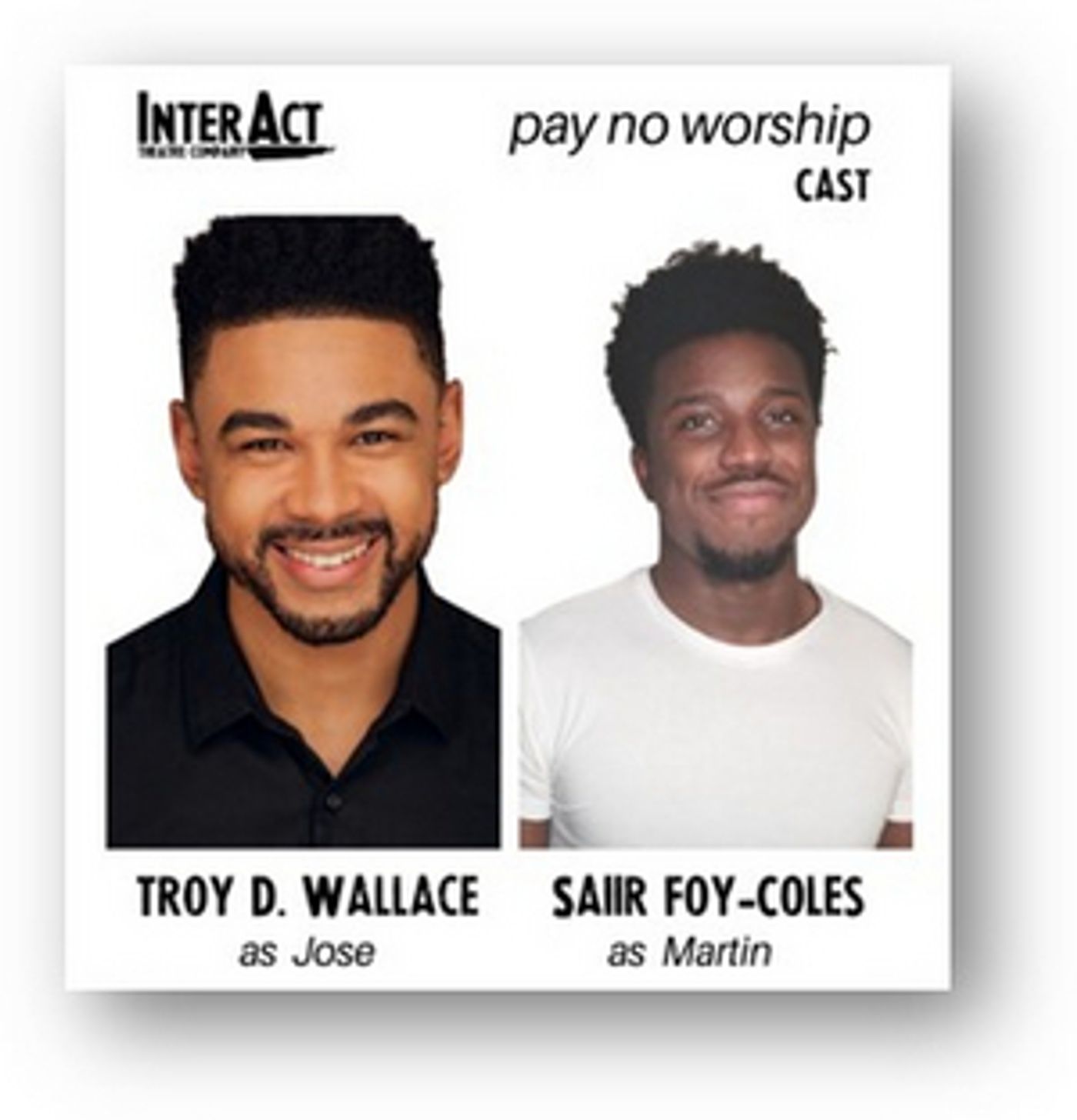 An All Black Cast Will Star in InterAct Theatre's PAY NO WORSHIP  Image
