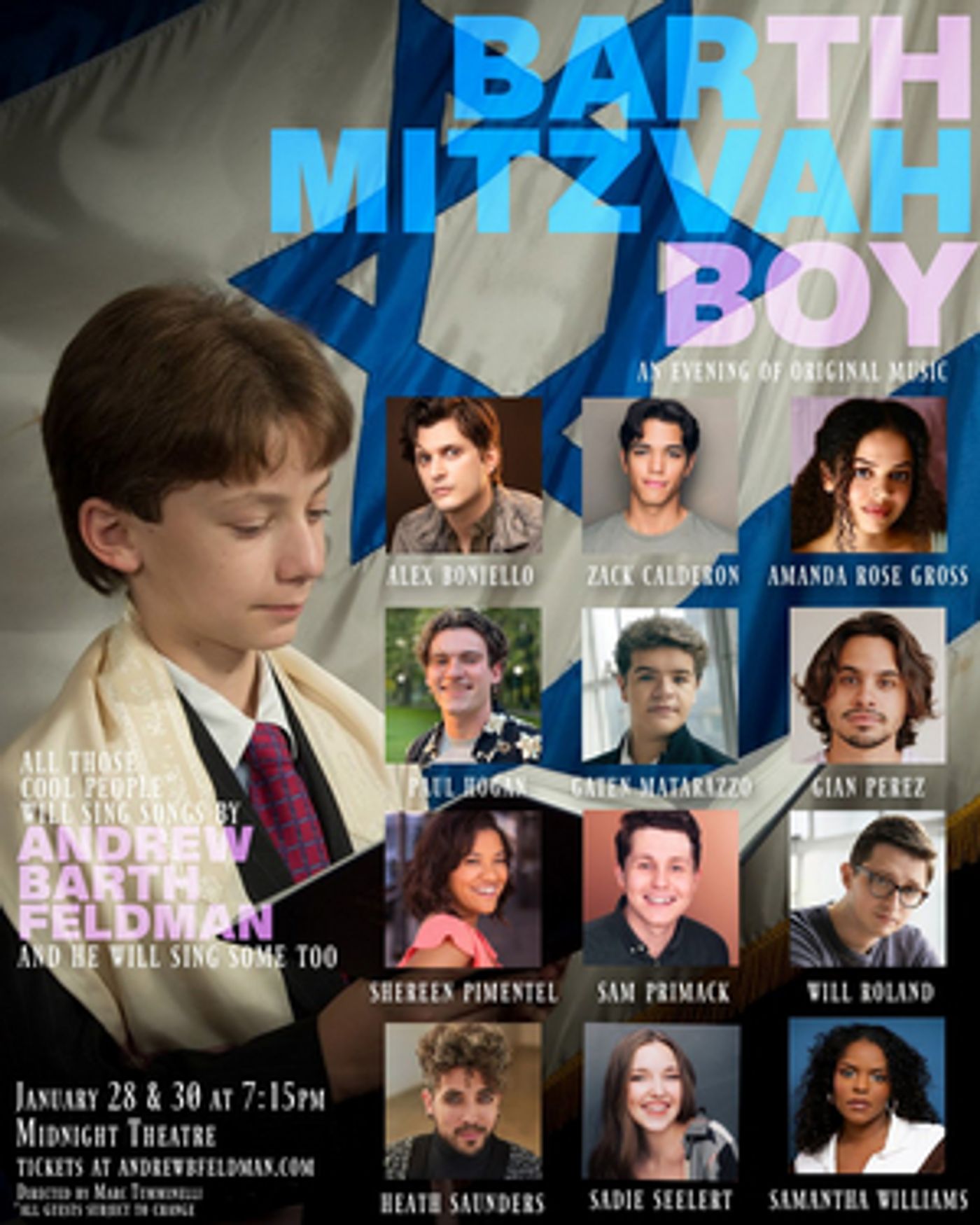 Andrew Barth Feldman to Present BARTH MITZVAH BOY Featuring Gaten Matarazzo & More  Image