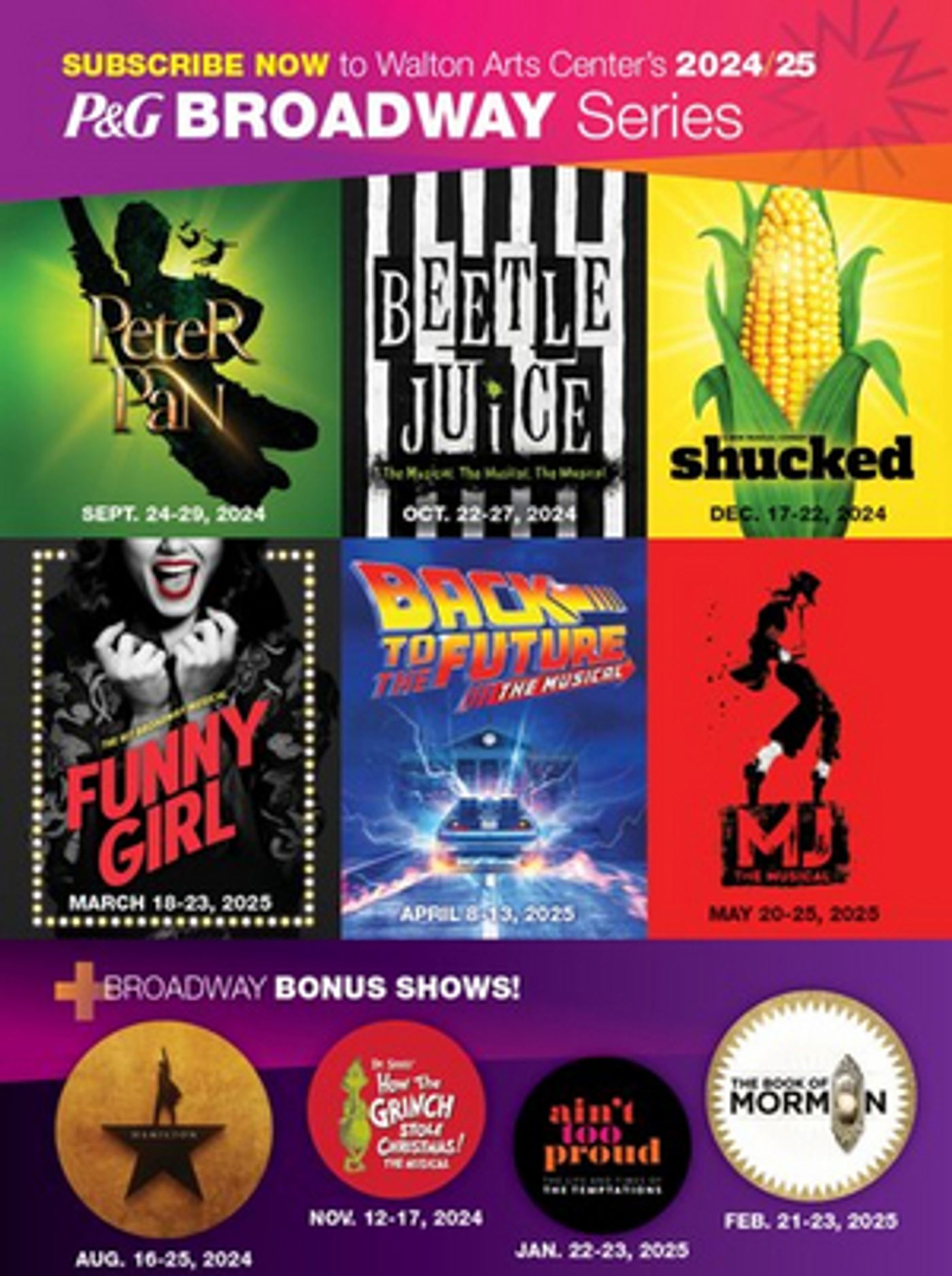 BEETLEJUICE, FUNNY GIRL, and More Set For Walton Arts Center 2024-25 Season  Image