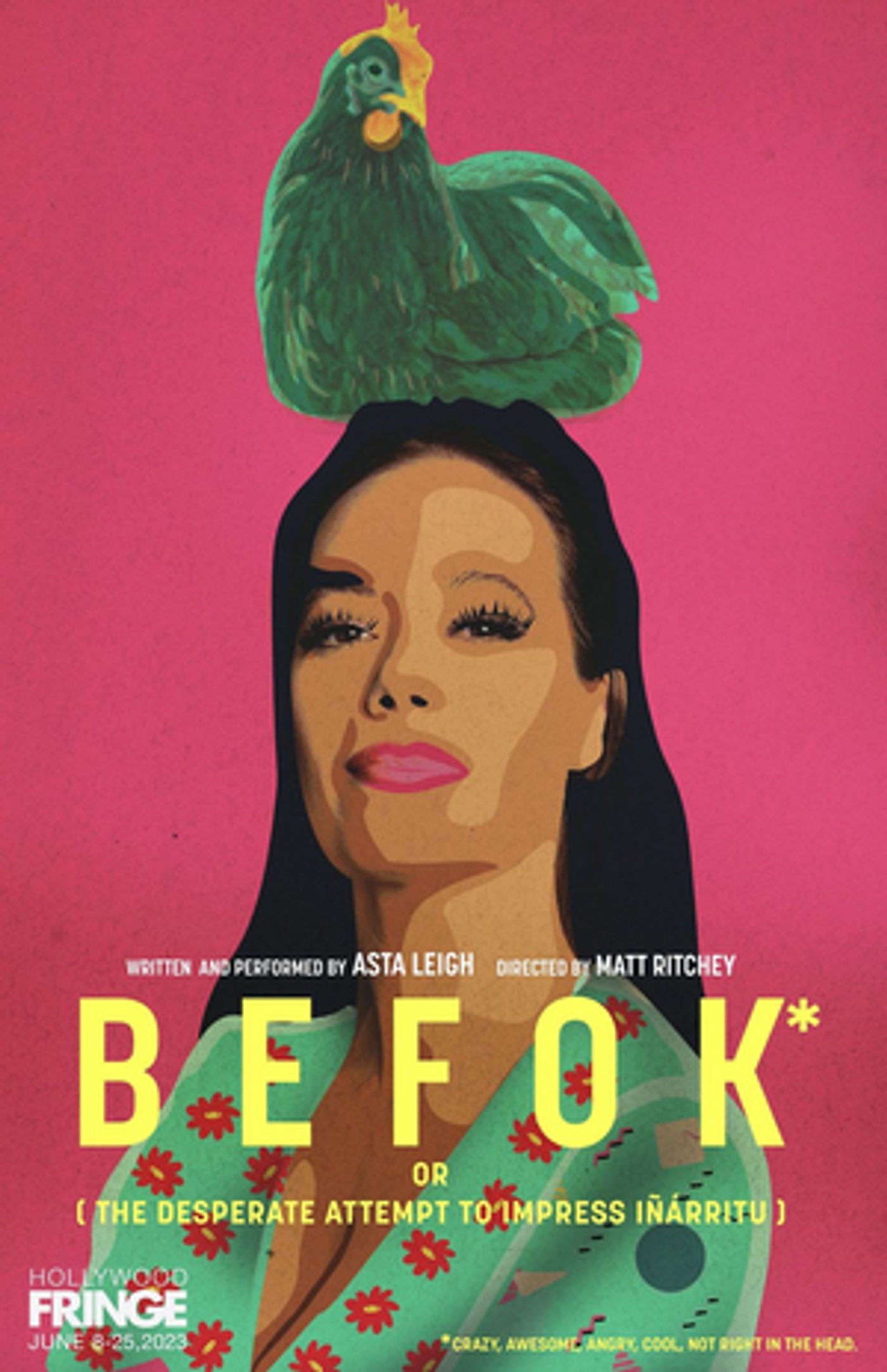 BEFOK (OR THE DESPERATE ATTEMPT TO IMPRESS IÑÁRRITU) Hits Hollywood Fringe This June  Image