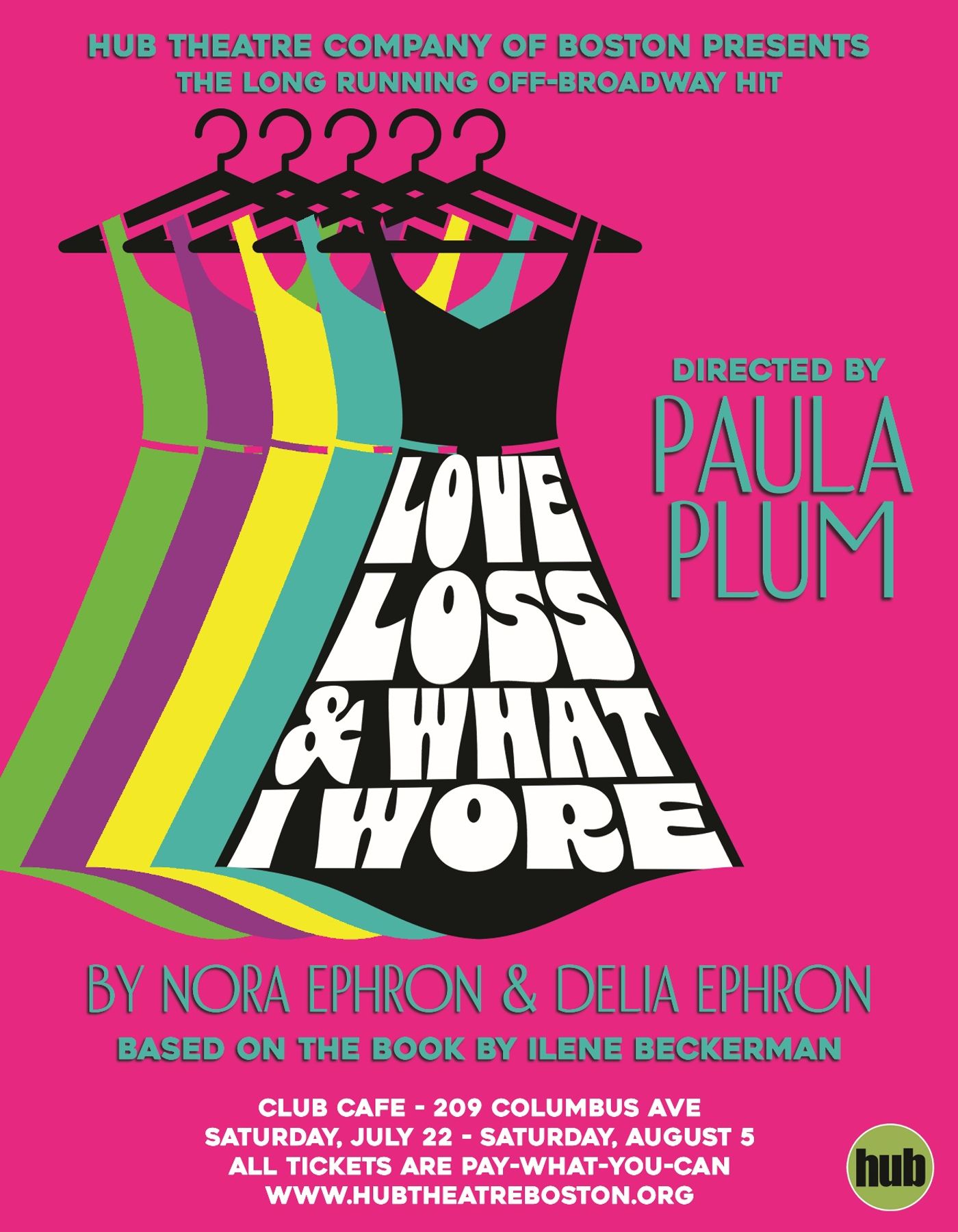 Paula Plum Directs LOVE, LOSS AND WHAT I WORE With Hub Theatre Company Of Boston  Image