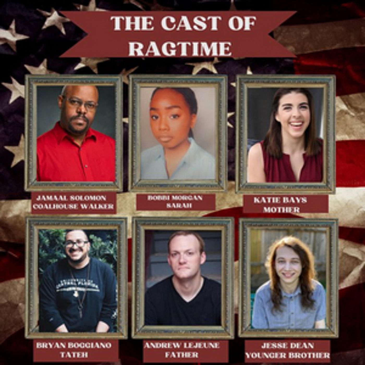 Cast Set For Little Radical Theatrics' RAGTIME  Image