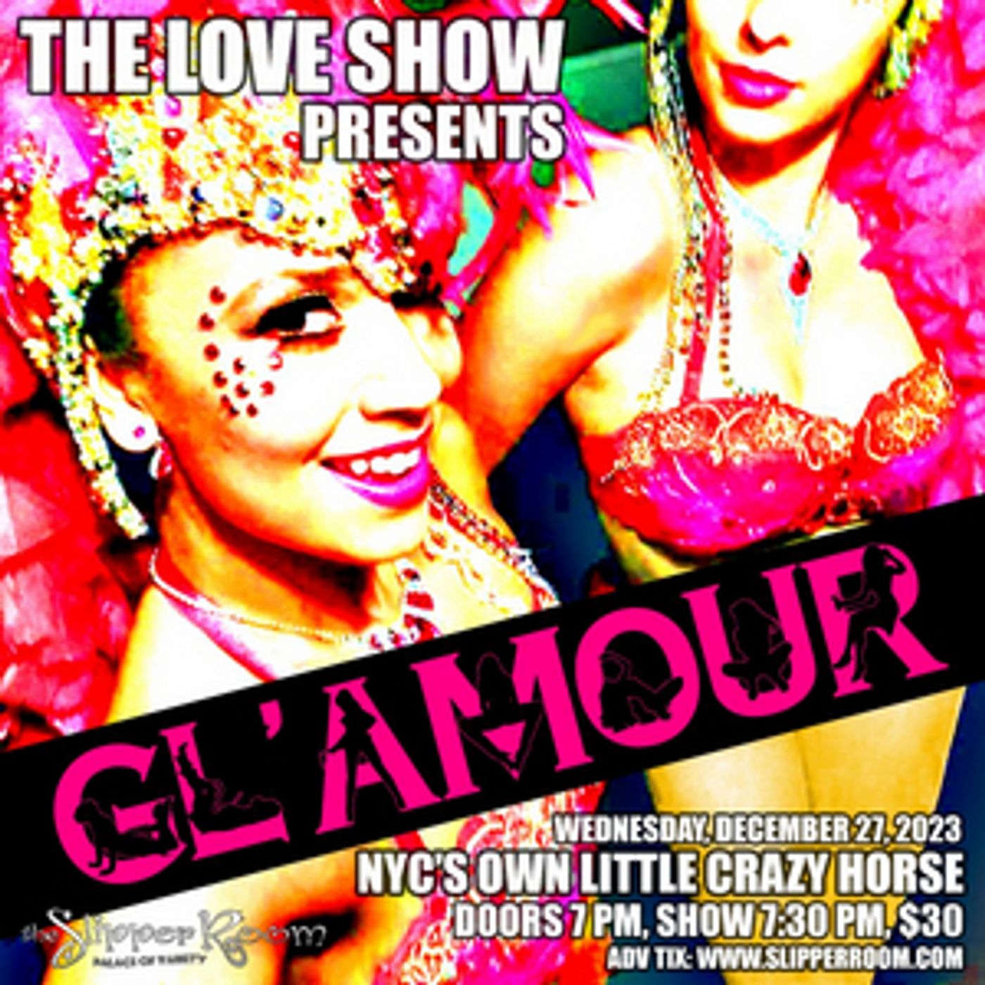 Cast Set For The Love Show NYC's Holiday Edition Of GL'AMOUR! at The Slipper Room  Image