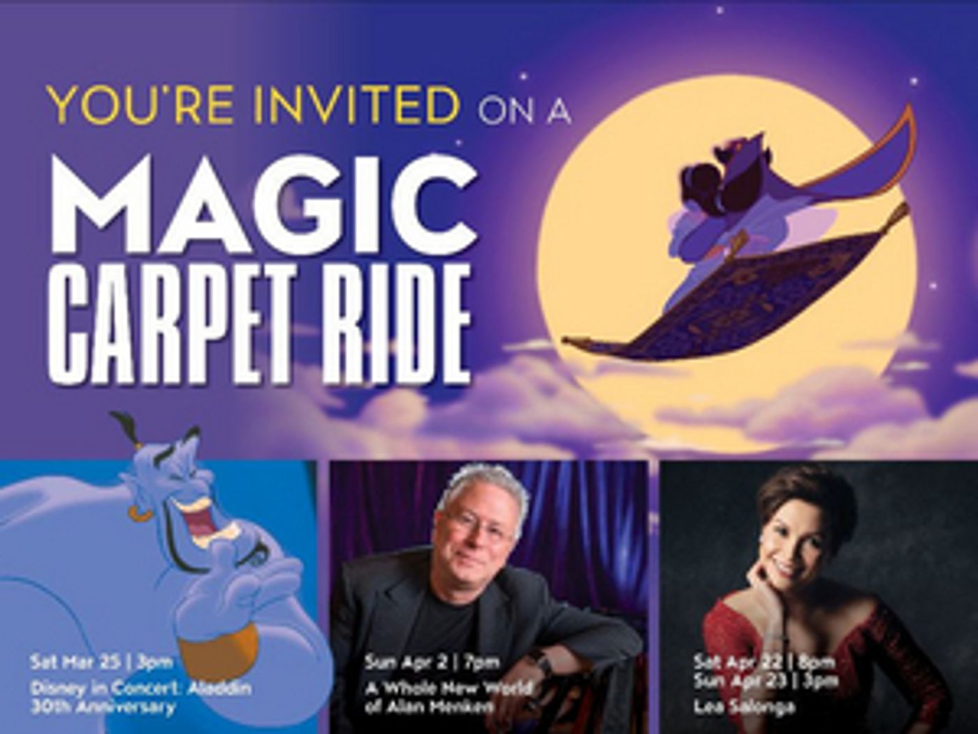 The Soraya Celebrates 30 Years Of Disney's ALADDIN With This Trio Of Events  Image