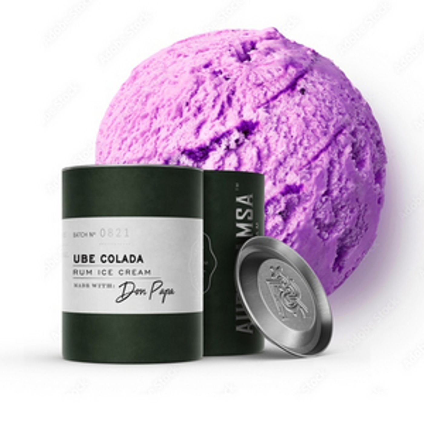 DON PAPA RUM Collaborates with Aubi & Ramsa to Present Ube Colada Ice Cream  Image