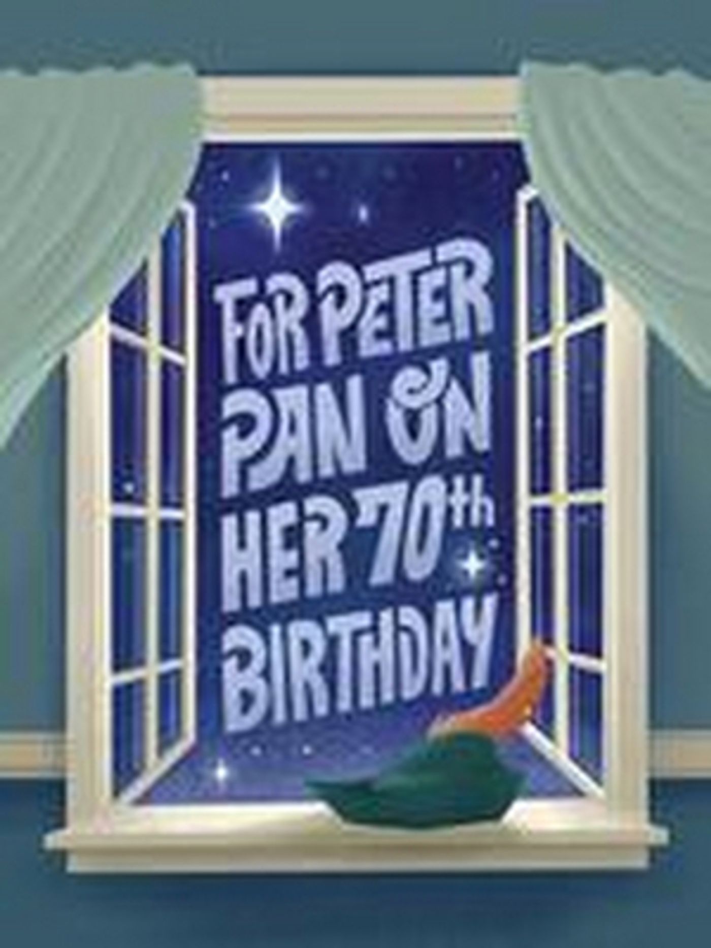 FOR PETER PAN ON HER 70TH BIRTHDAY Comes to Possum Point Players in June  Image