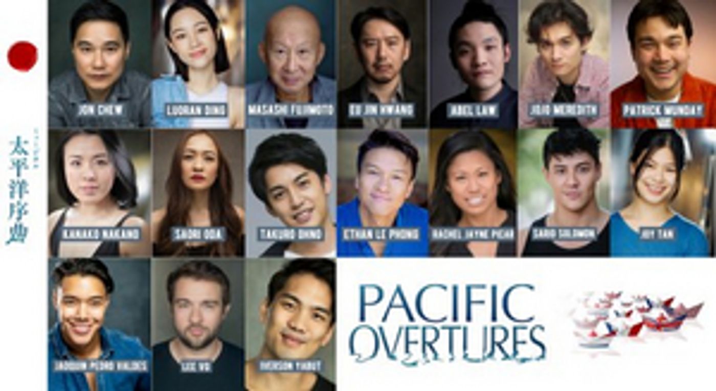 Full Cast Set For PACIFIC OVERTURES at The Menier Chocolate Factory  Image