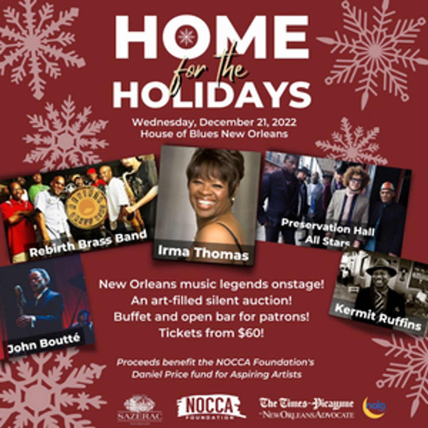 Irma Thomas, Rebirth Brass Band, Preservation Hall And More Join HOME FOR THE HOLIDAYS At House Of Blues On December 21  Image