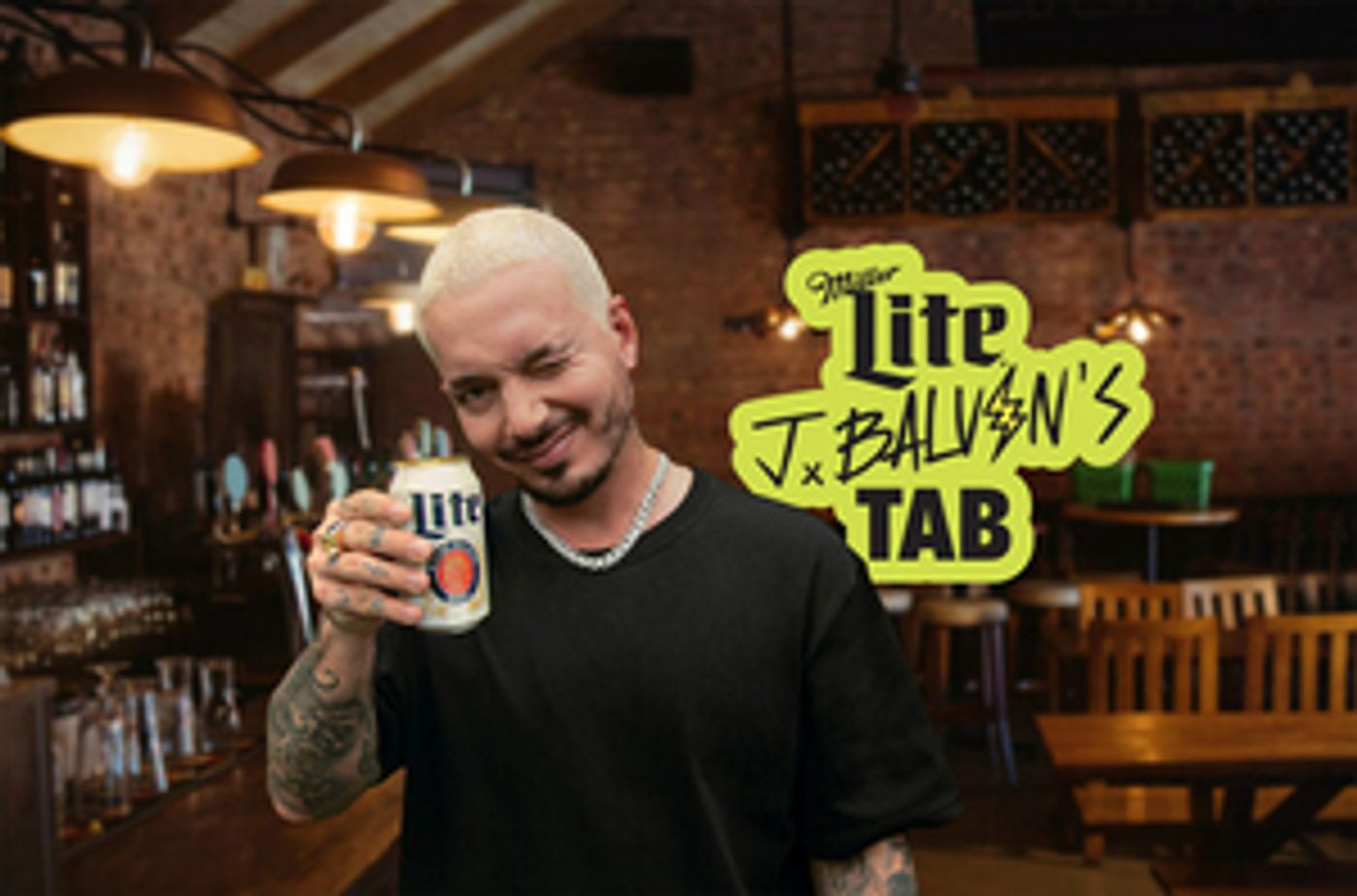 J Balvin Wants to Pick Up Your MILLER LITE Tab and Support Latino Business Owners  Image