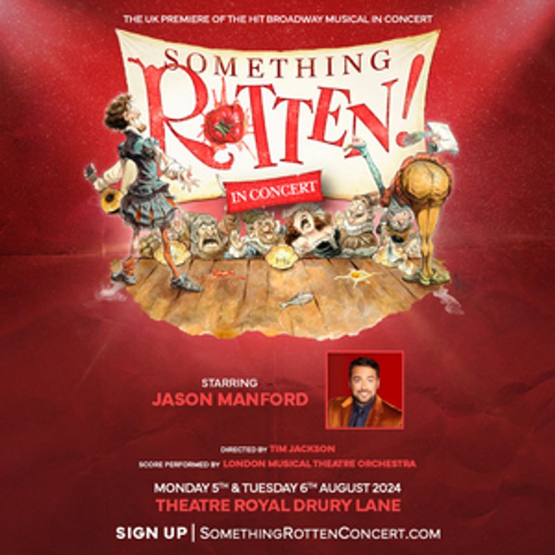 Jason Manford Will Lead SOMETHING ROTTEN! Concert at Theatre Royal Drury Lane Image