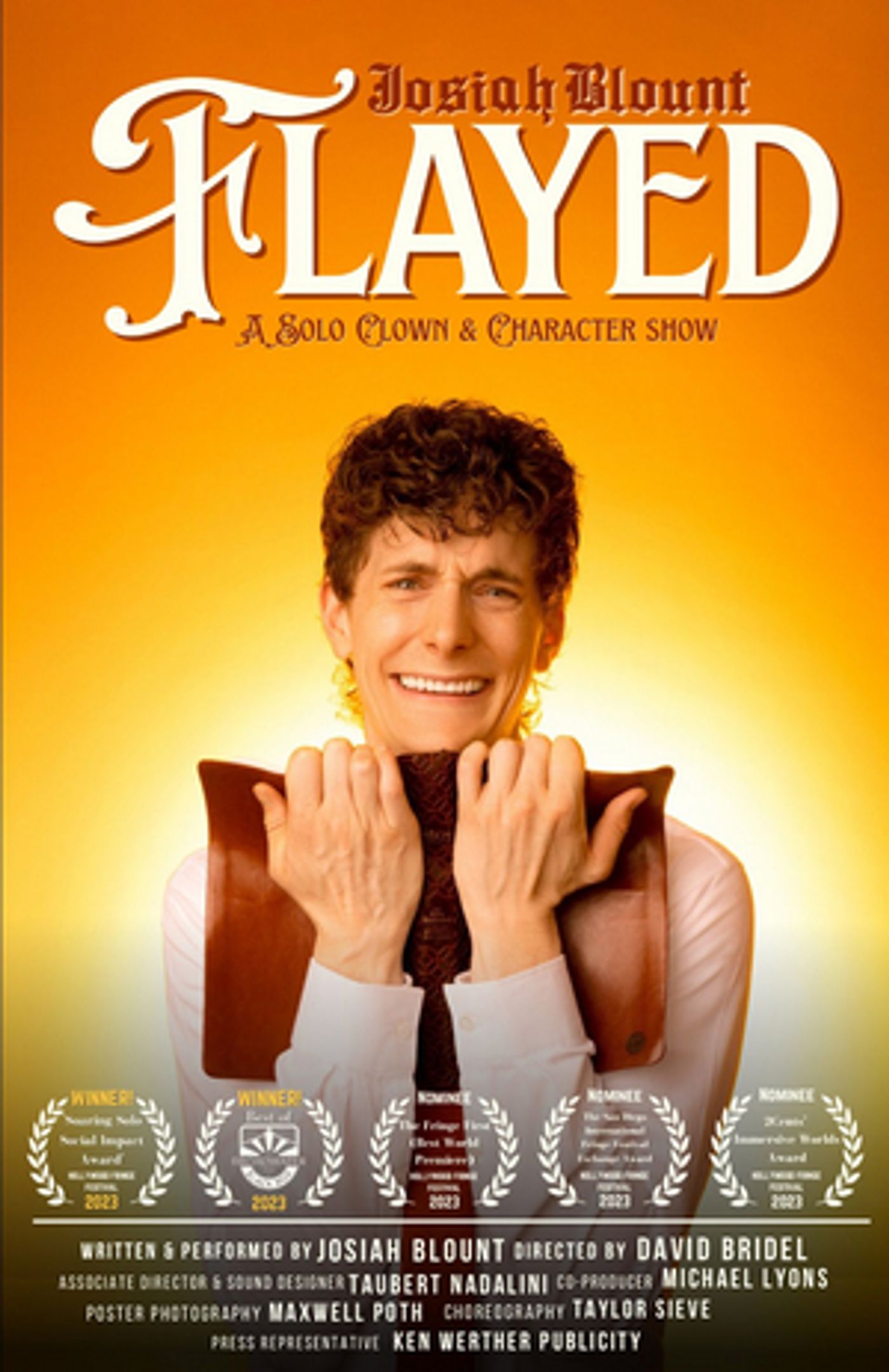 Josiah Blount's FLAYED  Returns For One Show Only in Solofest 2024  Image