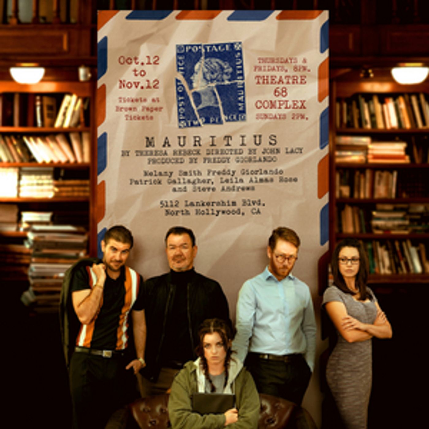 MAURITIUS Opens Tonight At The Theatre 68 Arts Complex  Image