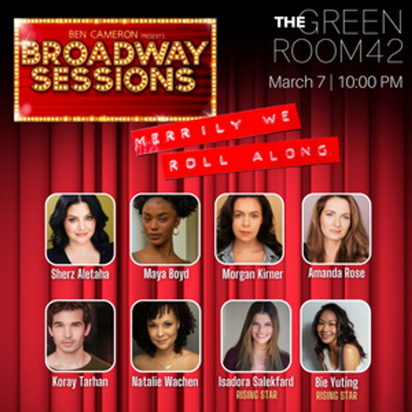 MERRILY WE ROLL ALONG Cast Members Come to Broadway Sessions This Wek  Image
