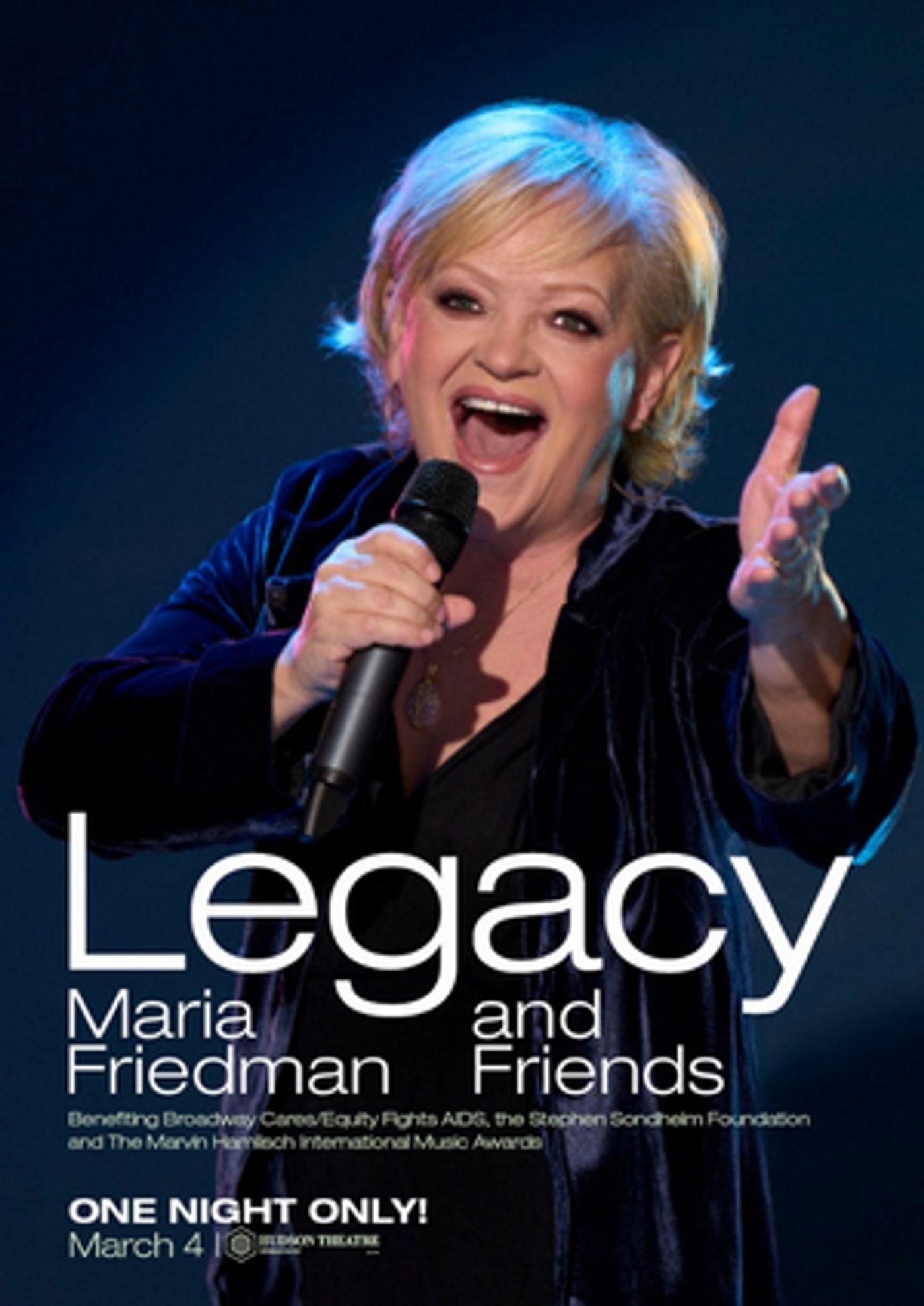 Maria Friedman and Friends Will Perform a Benefit Concert Celebrating Stephen Sondheim, Marvin Hamlisch and Michel Legrand  Image