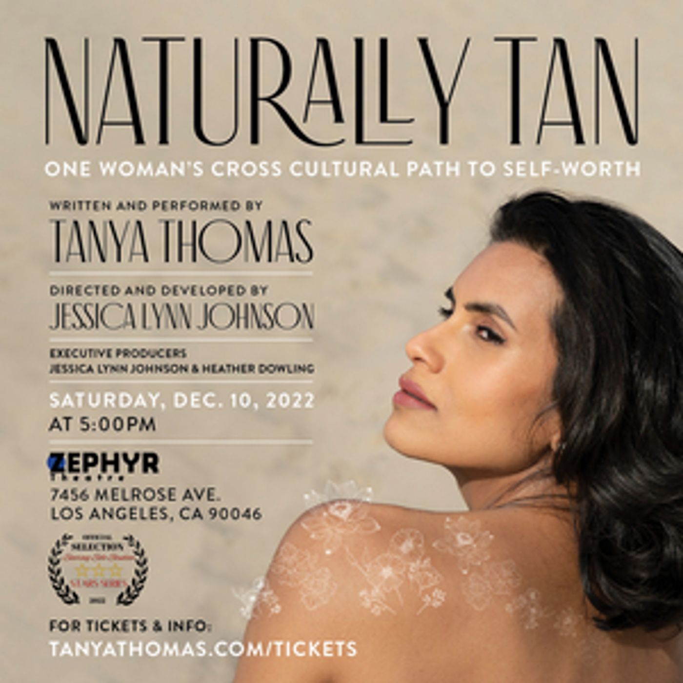 NATURALLY TAN By Tanya Thomas Comes to the Zephyr Next Month  Image
