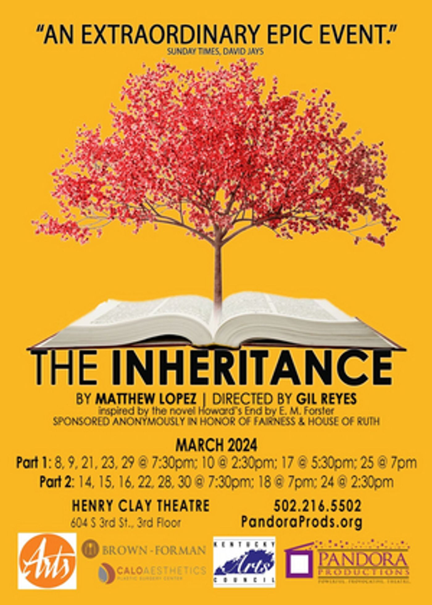 Pandora Productions Continues Season With THE INHERITANCE  Image