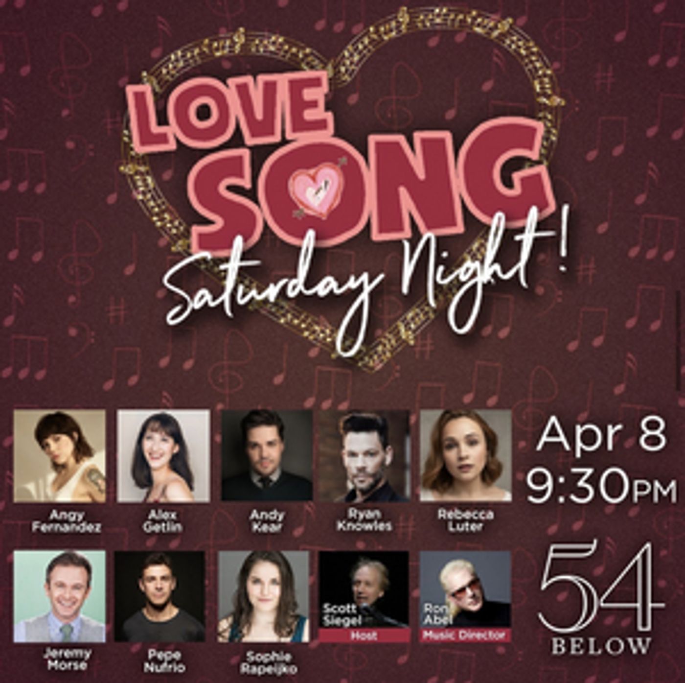 Pepe Nufrio y Angy Fernández en LOVE SONG SATURDAY NIGHT en 54 Below  Image