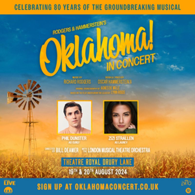 Phil Dunster and Zizi Strallen Will Lead Rodgers & Hammerstein's OKLAHOMA! at Theatre Royal Drury Lane Image