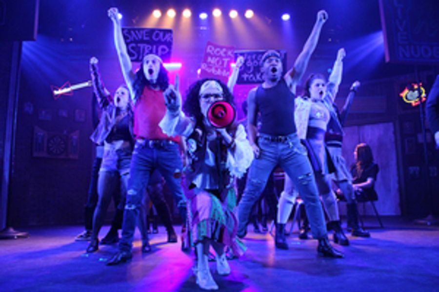 ROCK OF AGES at Centenary Stage Company-Photo Flash Image
