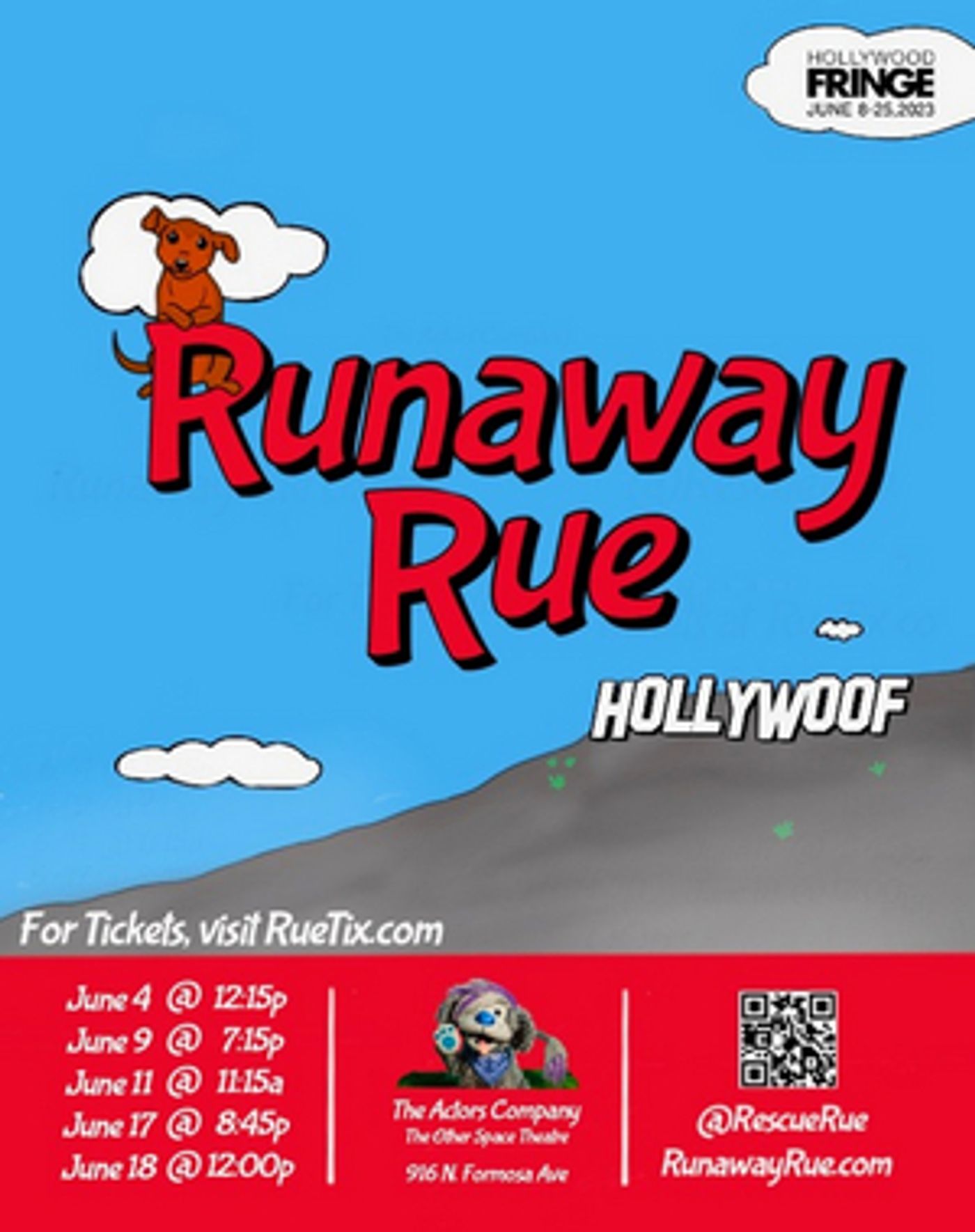 RUNAWAY RUE To Have World Premiere At Hollywood Fringe!  Image