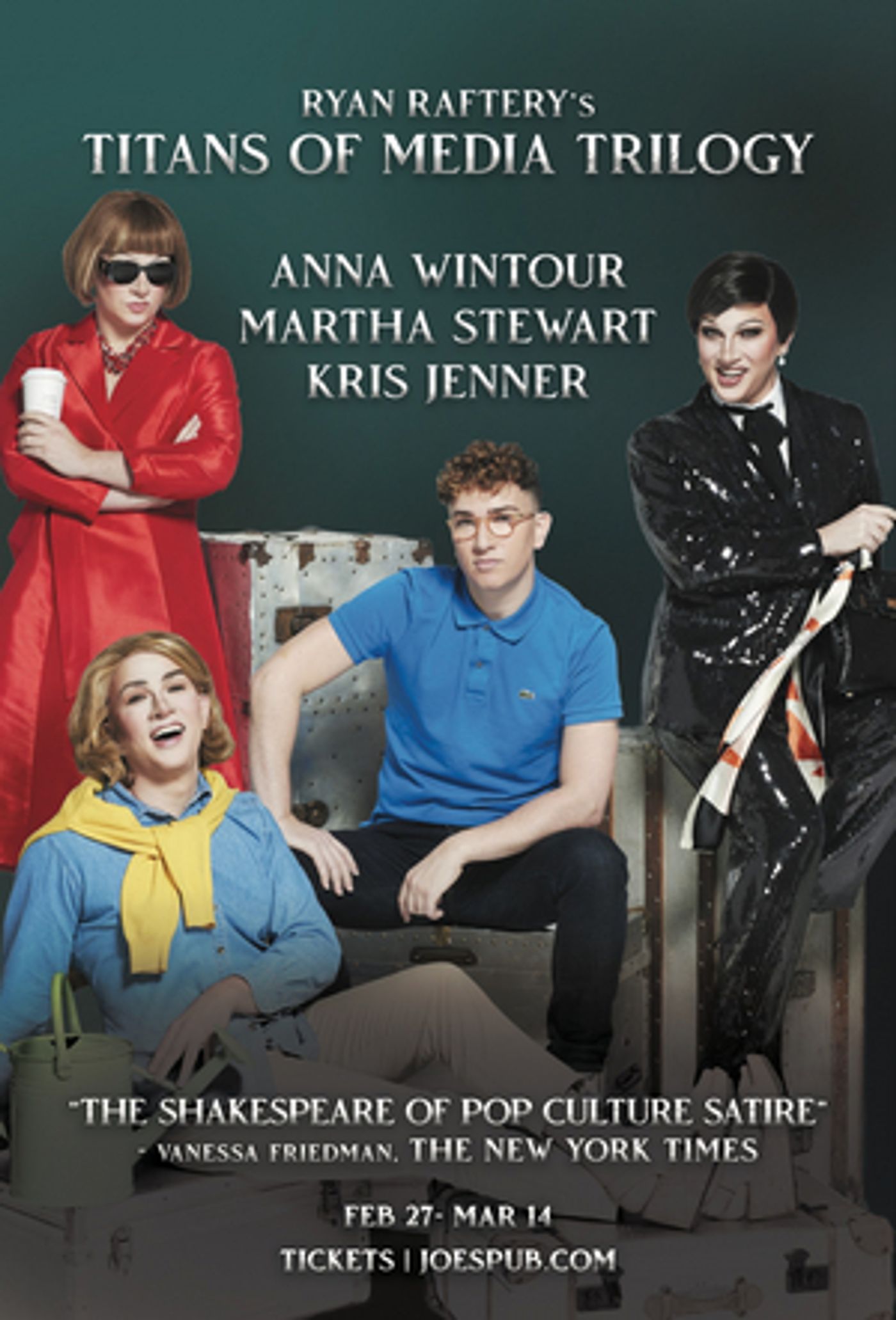 RYAN RAFTERY: TITANS OF MEDIA TRILOGY Comes To Joe's Pub In February  Image