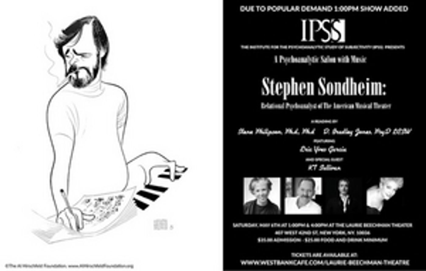 STEPHEN SONDHEIM: RELATIONAL PSYCHOANALYST OF THE AMERICAN MUSICAL THEATER Adds Second Show At Laurie Beechman Theatre  Image