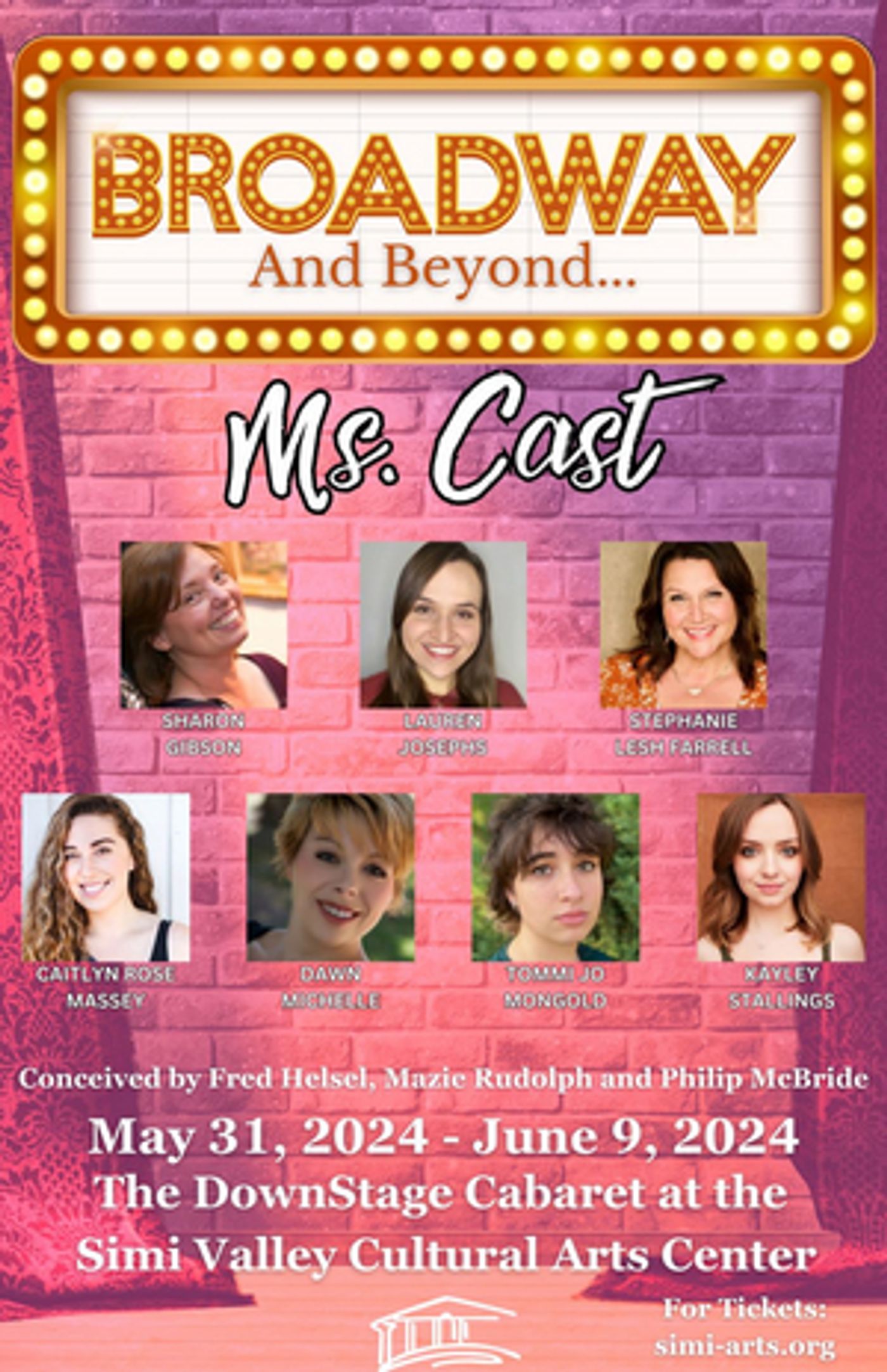 Simi Valley Cultural Arts Center Will Bring BROADWAY AND BEYOND: MS. CAST CABARET to the DownStage Theater  Image