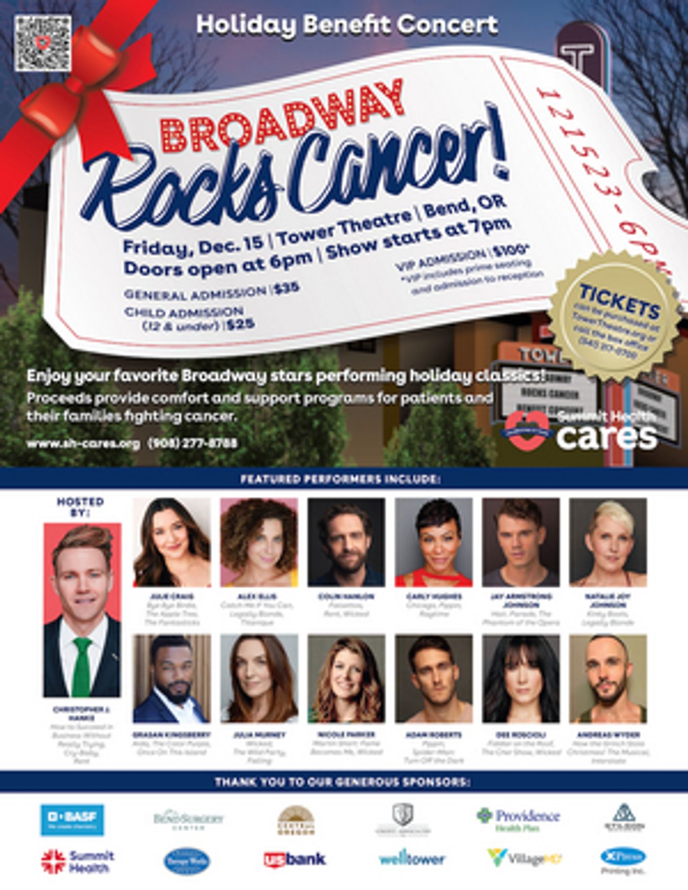 Summit Health Cares Brings Broadway's Brightest Stars To The Stage Next Month  Image