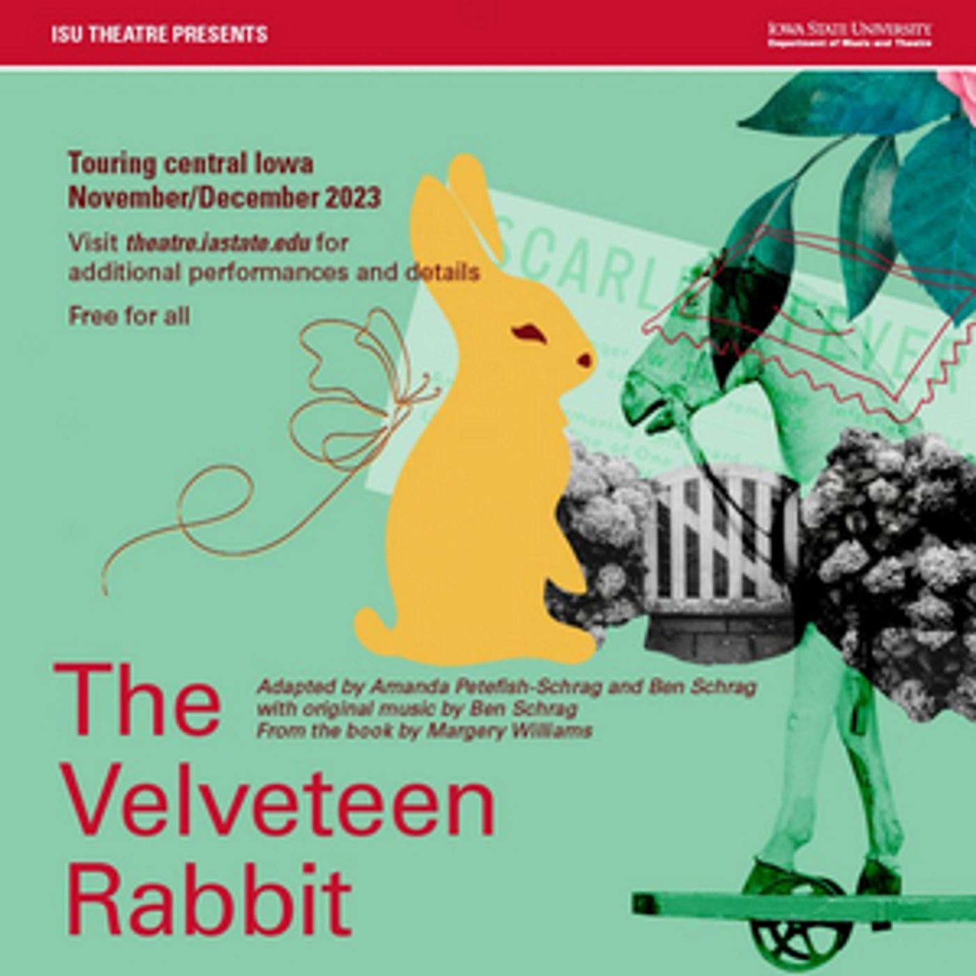 THE VELVETEEN RABBIT Comes to ISU Theatre This Month  Image