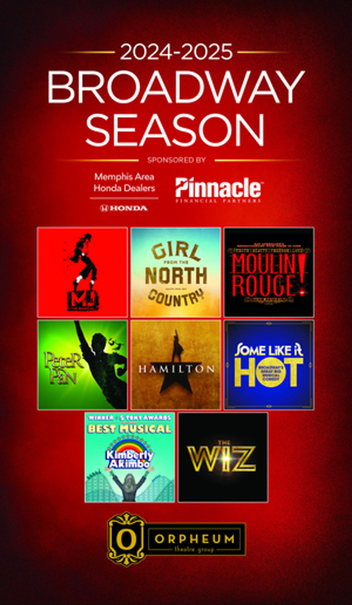 THE WIZ, MOULIN ROUGE!, and More Set For the Orpheum's 2024-25 Broadway Season  Image