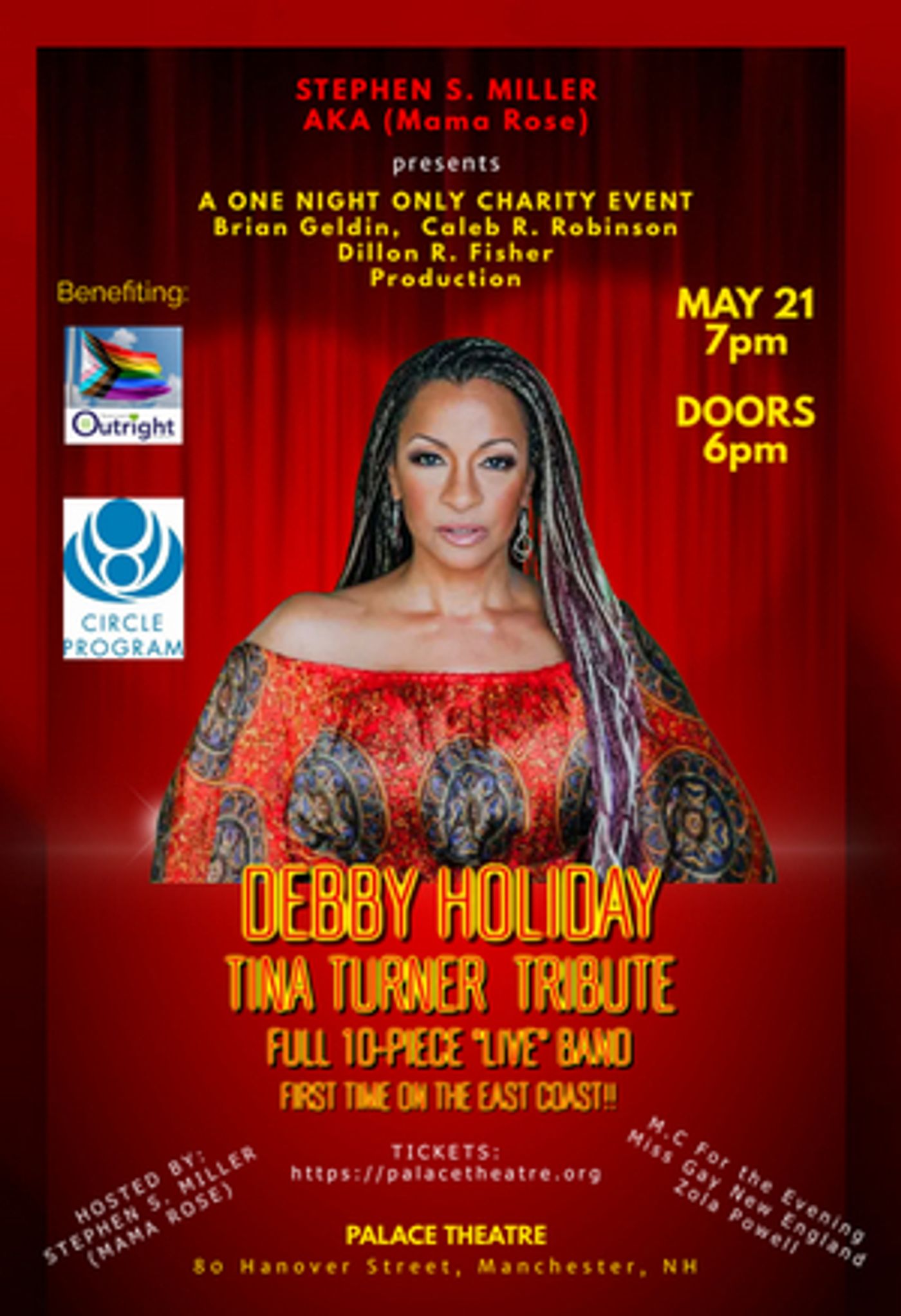 Tickets Go On Sale Today For Debby Holiday's Tina Turner Tribute Concert at the Palace Theatre  Image