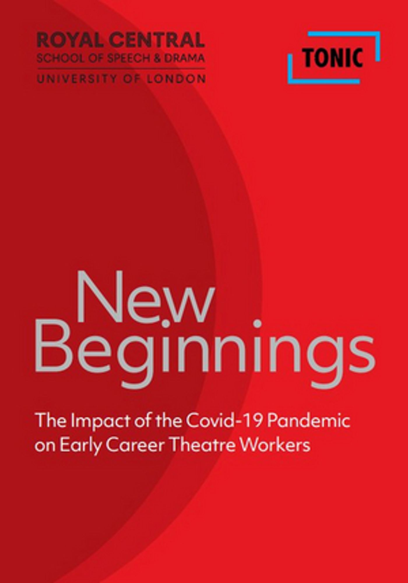 Tonic and the Royal Central School of Speech and Drama Collaborate on Research to Improve Equity in Arts Careers  Image