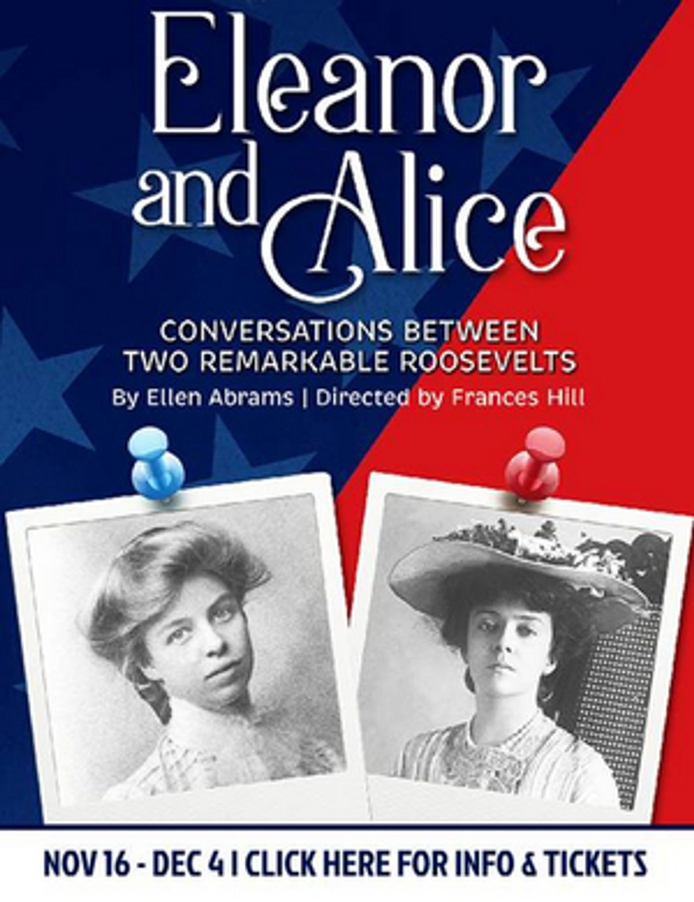 Urban Stages to Host Special Post Show Conversations Following Performances of ELEANOR AND ALICE  Image
