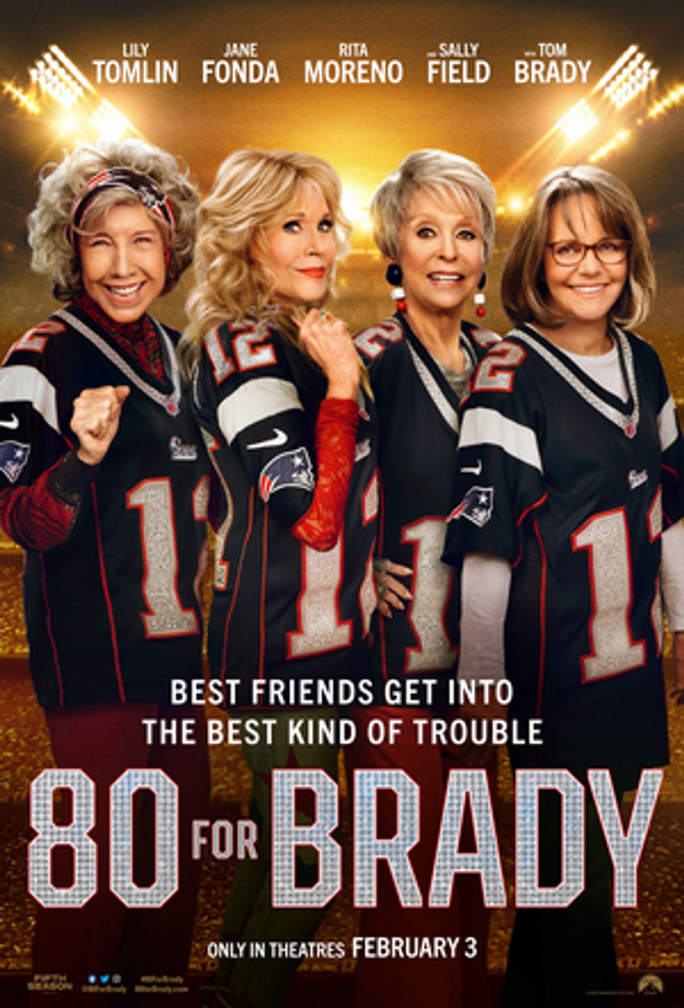 Photo: New 80 FOR BRADY Film Poster Released  Image