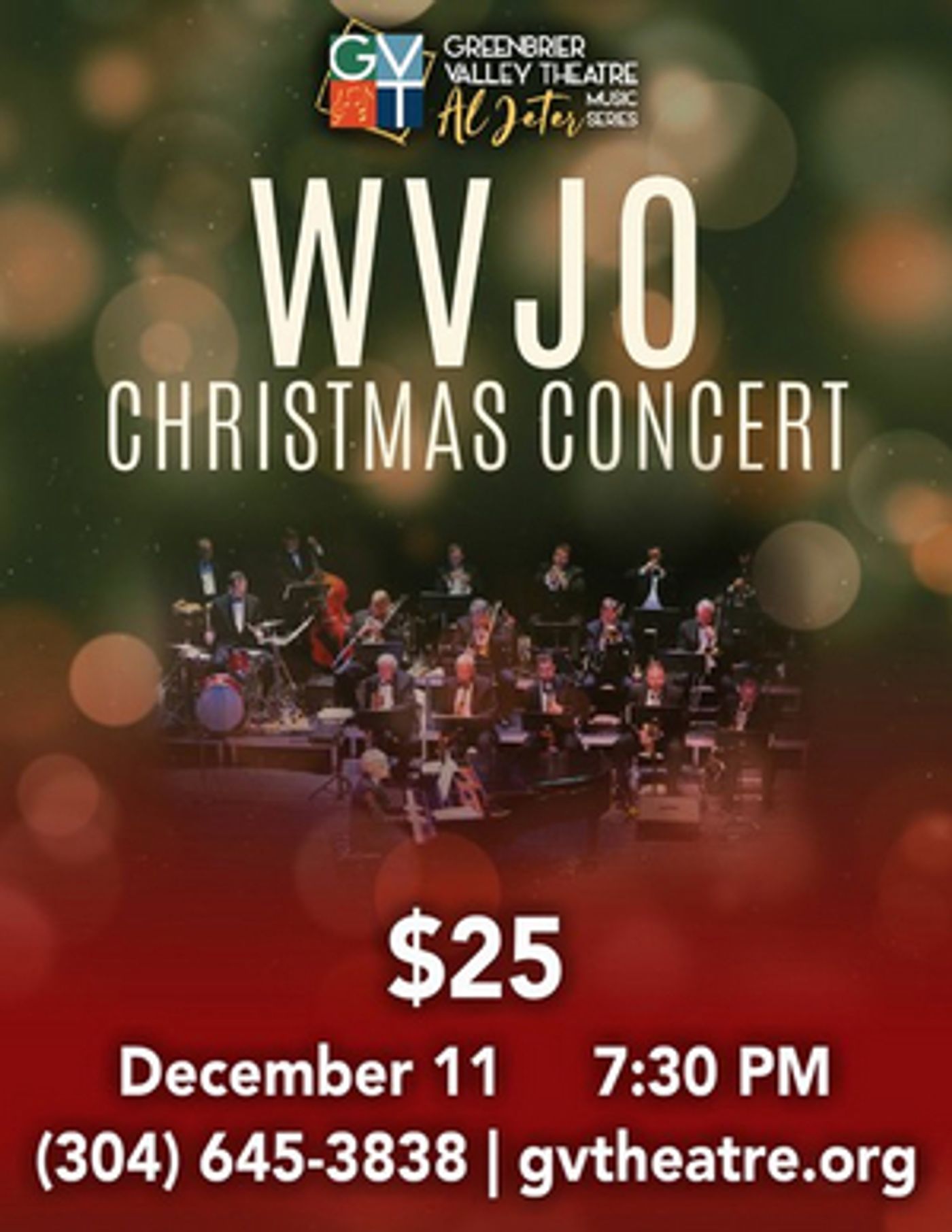 WVJO Christmas Concert Comes to Greenbrier Valley Theatre Next Month  Image