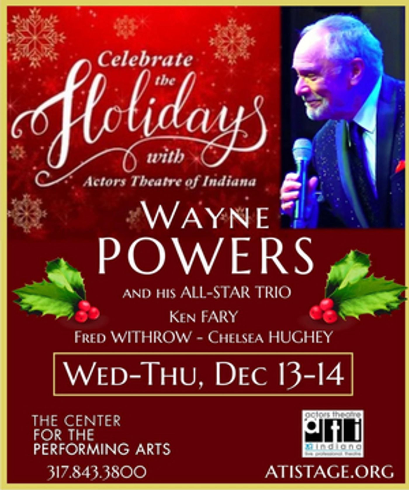 Wayne Powers Comes to Actors Theatre of Indiana This Week  Image