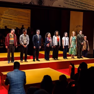 Photos: PUBLIC CHARGE Opens At The Public Theater With Hillary Clinton And Dr. Jill…
