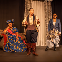 Photos: First look at Curtain Players’ THE REVOLUTIONISTS